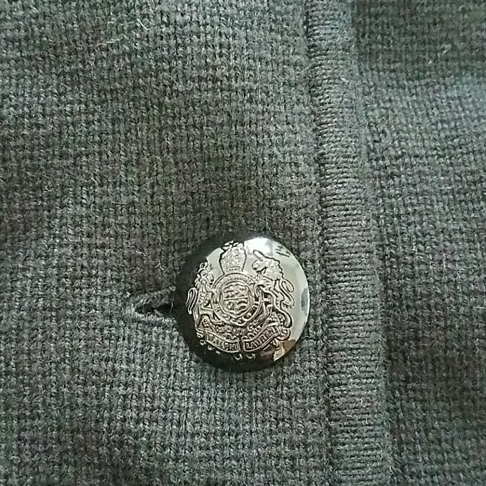 NWT Lauren Ralph Lauren black sweater jacket - Picture 4 of 4